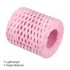 MECCANIXITY Raffia Paper Craft Rope Ribbon Packing Paper Twine 219 Yards Handmade Pink for DIY Decoration Gift Packaging view 3