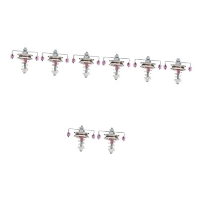 VICASKY 8pcs Drawbench Tensioner Accessories for Weaving Machines and Ribbon and Construction for Wire Clamps and Braiding Needs