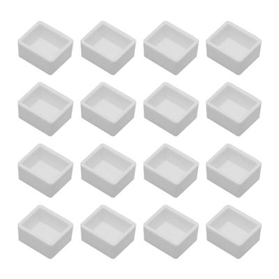 100pcs Pigment Compartment Empty Watercolor Pans Half Pan