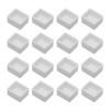 100pcs Pigment Compartment Empty Watercolor Pans Half Pan view 1