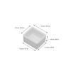 100pcs Pigment Compartment Empty Watercolor Pans Half Pan view 3