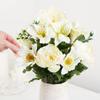 Cream Artificial Peony Cosmo Lily Bouquet by Factory Direct Craft for Spring Arrangements and Summer Displays 22"H view 4