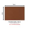 Cowhide Leather (8-9oz) - (2 Pack) - Vegetable Tanned - Thickness (0.125in ~ 0.140in) - (Brown) - (6in x 12in) - (USA) view 4