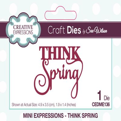 Creative Expressions Sue Wilson Think Spring Craft Die