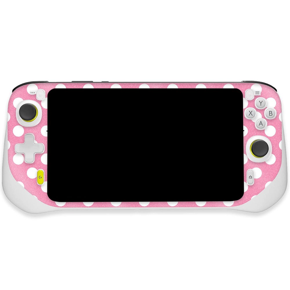 MightySkins Glossy Glitter Skin Compatible with Logitech G Cloud Gaming Handheld - Mini Dots | Protective, Durable High-Gloss Glitter Finish | Easy to Apply | Made in The USA