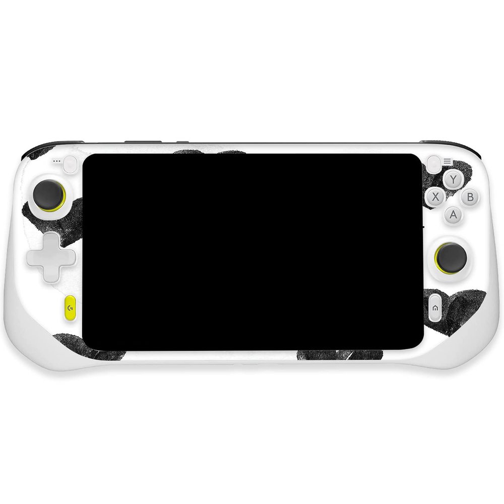 MightySkins Skin Compatible with Logitech G Cloud Gaming Handheld - Ink Hearts | Protective, Durable, and Unique Vinyl Decal wrap Cover | Easy to Apply, Remove, and Change Styles | Made in The USA