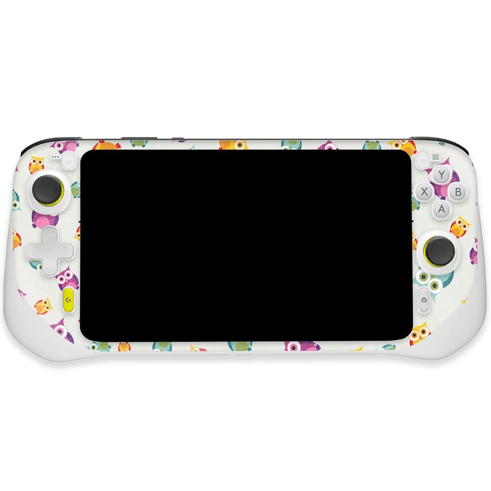 MightySkins Glossy Glitter Skin Compatible with Logitech G Cloud Gaming Handheld - Owls | Protective, Durable High-Gloss Glitter Finish | Easy to Apply, Remove, and Change Styles | Made in The USA