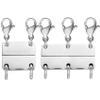Dailyacc Layering Magnetic Necklace Clasp,18 K Gold and Silver Separator for Stackable Necklaces view 1