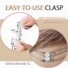 Dailyacc Layering Magnetic Necklace Clasp,18 K Gold and Silver Separator for Stackable Necklaces view 3