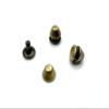 3dancraftit Barrel Riveted Purse feet 5/16" / 8mm Spike Rivet Studs Spots Leather Rivet for Bag Making Clothing Shoes Anti Bronze H159 view 1