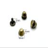 3dancraftit Barrel Riveted Purse feet 5/16" / 8mm Spike Rivet Studs Spots Leather Rivet for Bag Making Clothing Shoes Anti Bronze H159 view 2