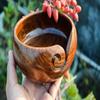 UNIVERSAL HANDICRAFT WOODEN YARN BOWL FOR KNITTING AND CROCHING WITH MULTI WOOD AND COLOUR (BLACK, 7 * 4INCH) (6 * 3") view 2