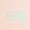 Craftelier - Window Shutter Die Cutter for Scrapbooking, Craft and Card Making Decorations | Suitable for Various Materials | Size Approx. 6 x 3.21-6 cm view 2