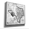 Epic Graffiti 'Map of Texas 1866' Portfolio, Canvas Wall Art, 16"x12" view 2