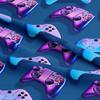 100% Cotton Gaming VR Virtual Reality Novelty Printed Design Quilting Kids Craft Dress Quality Sewing Premium Fabric Material | 55" - 140 cm Wide (per Metre, VR Gamer) view 3