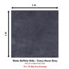 Water Buffalo Leather (8-9oz) - (1 Pack) - Vegetable Tanned - Thickness (0.125in ~ 0.140in) - (Crazy Horse Gray) - (12in x 12in) view 3