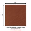 Water Buffalo Leather (8-9oz) - (1 Pack) - Vegetable Tanned - Thickness (0.125in ~ 0.140in) - (Golden Brown) - (12in x 12in) view 3