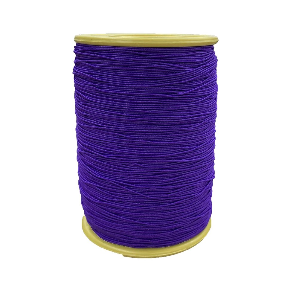 AUNHIRU 0.5mm Thickness Stretchy Elastic String Cord Elastic Thread for Sewing, Jewelry, Beading, Gathering, DIY, 300 Yard (Regal Purple)