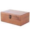 Tyenaza Sewing Kit Box Basket, Multifunction Vintage Wooden Sewing Box Needle Thread Storage Case DIY Sewing Knitting Tool Beginner Universal Sew Kit Accessories(Empty) view 4
