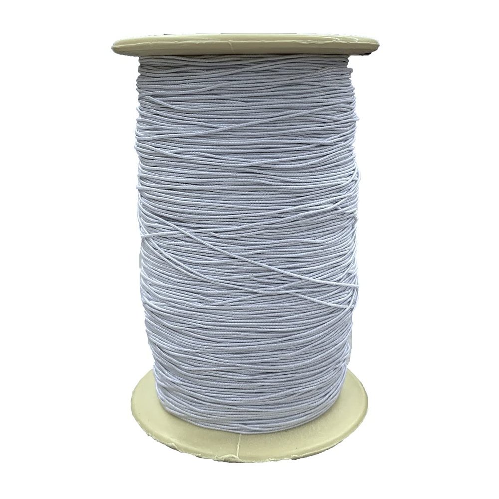 AUNHIRU 0.5mm Thickness Stretchy Elastic String Cord Elastic Thread for Sewing, Jewelry, Beading, Gathering, DIY, 300 Yard (Shell Grey)