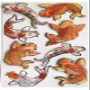 Paper House Productions Die-Cut Dimensional & Foil Accent Scrapbook Sticker Sheet - Calming Koi Fish view 1