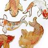 Paper House Productions Die-Cut Dimensional & Foil Accent Scrapbook Sticker Sheet - Calming Koi Fish view 2
