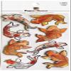 Paper House Productions Die-Cut Dimensional & Foil Accent Scrapbook Sticker Sheet - Calming Koi Fish view 3