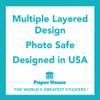 Paper House Productions Die-Cut Dimensional, Glitter & Foil Accent Scrapbook Sticker Sheet - Dinosaur Adventure view 4