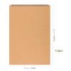 HEIHAK 5 Pack A3 16.5 x 11.6 Inch Sketch Notebooks, 60 Pages 30 Sheets Top Spiral Bound Pocket Sketchbooks, Spiral Notepads Sketch Pads Bulk for Kids Drawing, Sketching, Painting, Writing view 2
