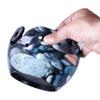 Premium Solid Crafted Floral Metallic Finish Aluminium Portable Yarn Bowl Holder for Knitting Crochet Christmas Gift Set | Hind Handicrafts (6" x 6" x 4", Stone 1) view 3