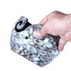 Premium Solid Crafted Floral Metallic Finish Aluminium Portable Yarn Bowl Holder for Knitting Crochet Christmas Gift Set | Hind Handicrafts (6" x 6" x 4", Stone 2) view 3