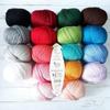 4Pack (Skein) Gazzal Baby Wool XL, 40% Merino Wool, 20% Cashmere Type Polyamide, 40% Acrylic, Each 1.76 Oz (50g) / 109 Yards (105m), Worsted Baby Popular Yarn (832) view 3