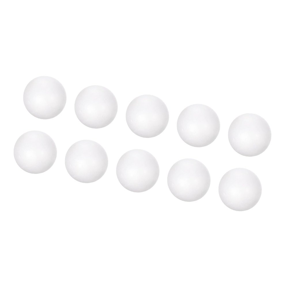 DMiotech 12 Pack 2.8 Inch Foam Balls Polystyrene Round Solid Foam Ball White for DIY Crafts, Arts, Party Decoration