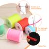 HARFINGTON Rubber Cord Tube Hollow Pipe 16ft 1/8" Dia 1/16" Hole Silicone Tubing Set for DIY Jewelry Making Necklaces Bracelet, Red, Gray view 4