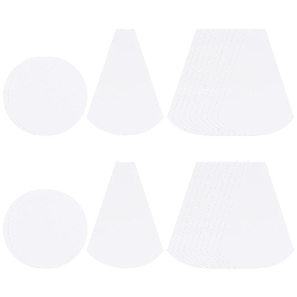HARFINGTON 88pcs English Paper Piecing Small Flower Shapes Paper Quilting Templates Patchwork English Paper Piecing Supplies for Quilting Sewing DIY Craft