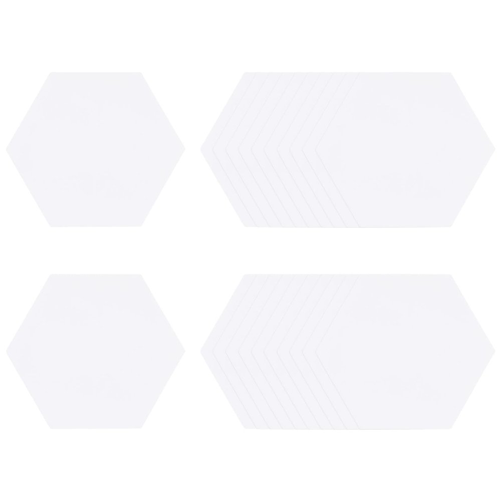 HARFINGTON 200 Count English Paper Piecing Hexagon 26mm Shapes Paper Quilting Templates Patchwork English Paper Piecing Supplies for Quilting Sewing DIY Craft