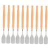 12pcs Palette Knife Set Mixed Shapes Drywall Knife Flexible Scrapers Spatulas for Art Ceramics Pottery view 1