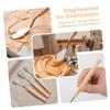 12pcs Palette Knife Set Mixed Shapes Drywall Knife Flexible Scrapers Spatulas for Art Ceramics Pottery view 3
