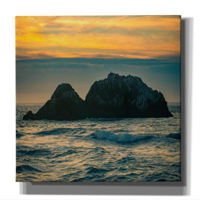 Epic Graffiti 'Golden Island' by Epic Portfolio, Canvas Wall Art, 60"x40"