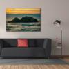 Epic Graffiti 'Golden Island' by Epic Portfolio, Canvas Wall Art, 60"x40" view 3