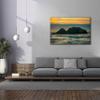 Epic Graffiti 'Golden Island' by Epic Portfolio, Canvas Wall Art, 60"x40" view 4