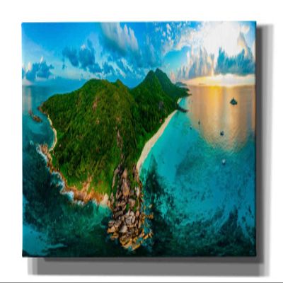 Epic Graffiti 'LaDigue 2' by Epic Portfolio, Canvas Wall Art, 36x12