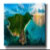 Epic Graffiti 'LaDigue 2' by Epic Portfolio, Canvas Wall Art, 36x12 view 1