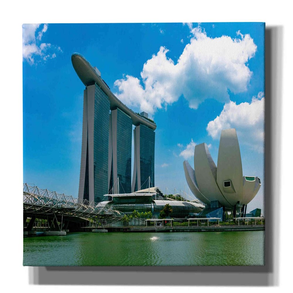 Epic Graffiti 'Singapour - Daytime 2' by Epic Portfolio, Canvas Wall Art, 60"x40"