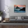 Epic Graffiti 'Sunset Island' by Epic Portfolio, Canvas Wall Art, 60"x40" view 4