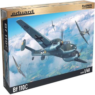 Eduard EDU8209 1/48 Profi Pack Luftwaffe Bf110C Plastic Model