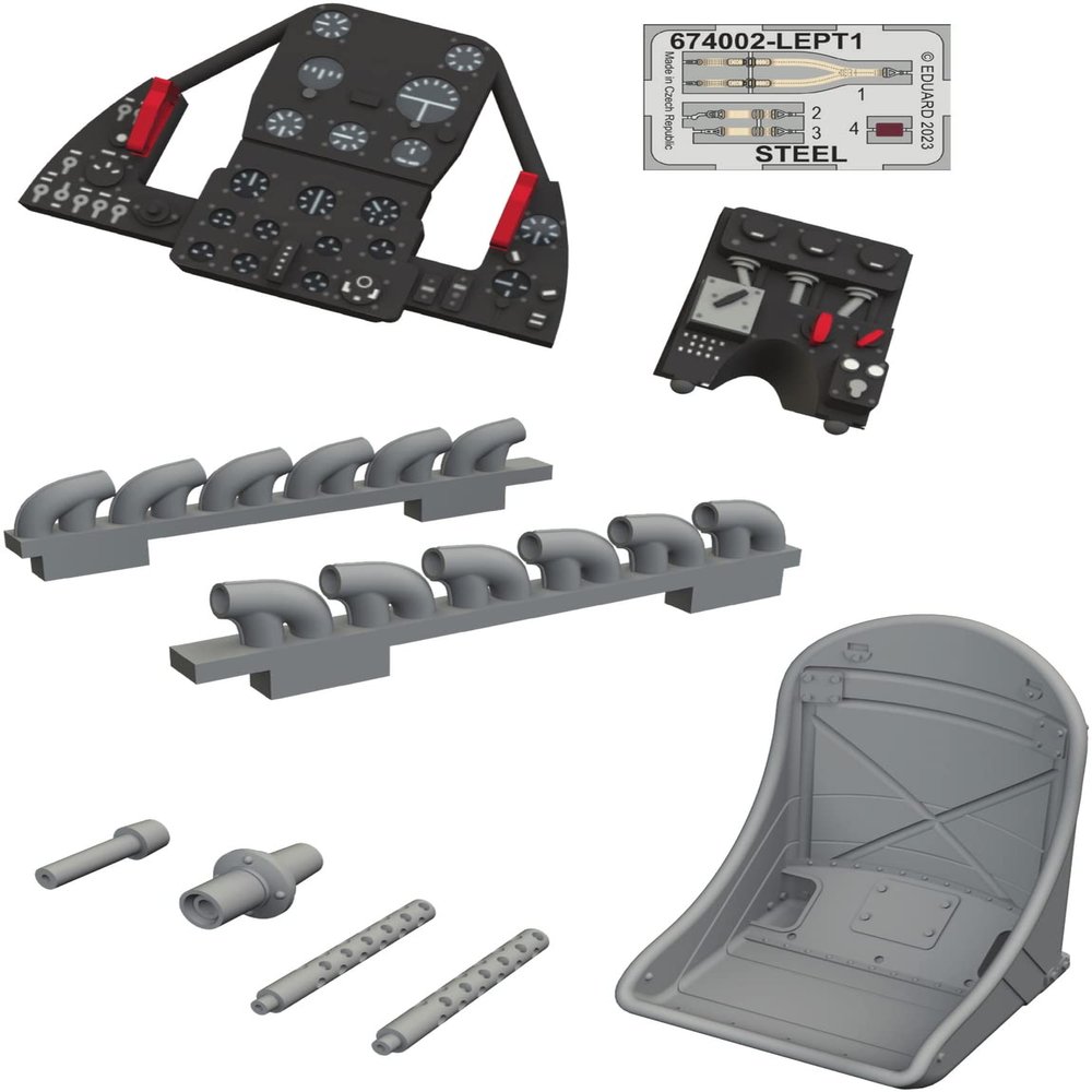Eduard Sprue Brothers 1:72 LookPlus - P-39Q Airacobra (ARH kit), EDU674003