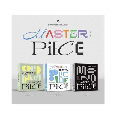 CRAVITY - 5th Mini Album MASTER:PIECE MASTER PIECE CD+Extra Photocards (Random ver.)