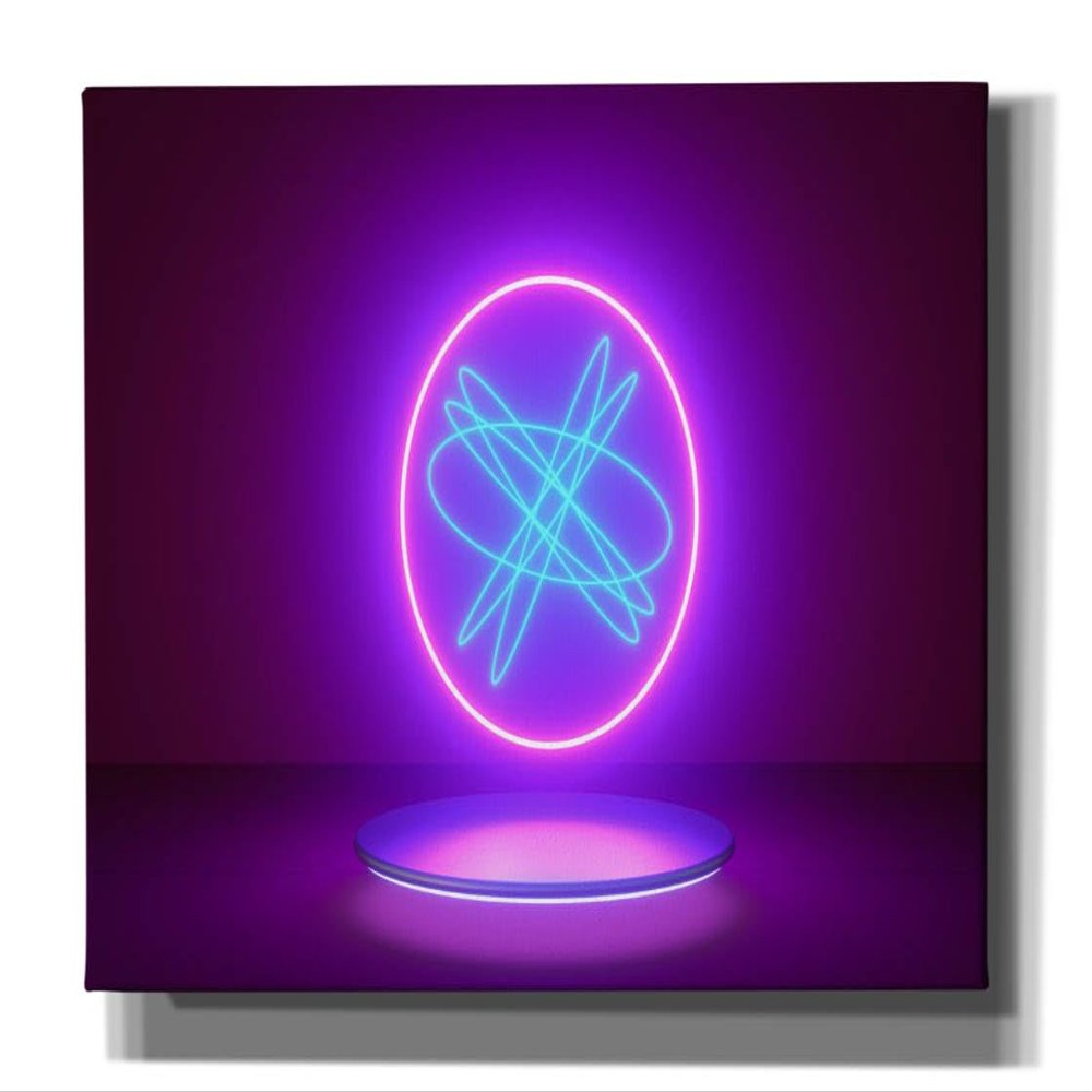 Epic Graffiti 'Neon Reactor' by Epic Portfolio, Canvas Wall Art, 60"x40"
