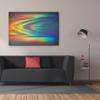 Epic Graffiti 'Prism Ocean' by Epic Portfolio, Canvas Wall Art, 60"x40" view 3